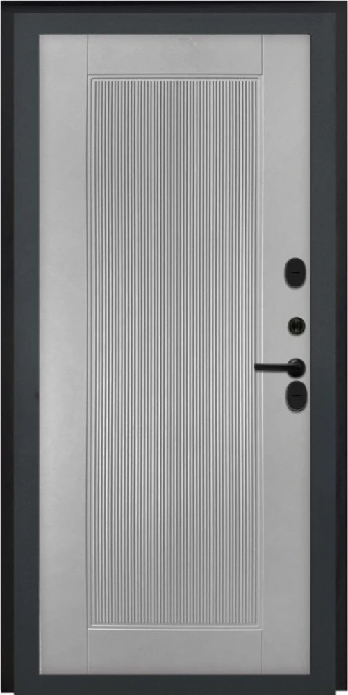 Входная дверь ДвериПРО Аура ПВХ 10мм Астрод Velutto Grigio DPRO198161 внутренняя сторона