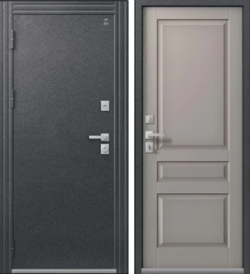 Дверь Термо-2 Антрацит Муар - Кашемир Грей