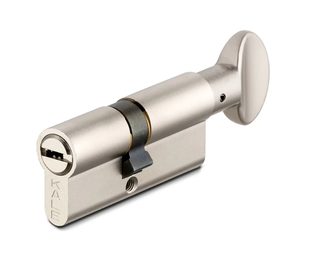 Фото Цилиндровый механизм с вертушкой 164 BM/90 (35+10+45) mm никель 5 кл.