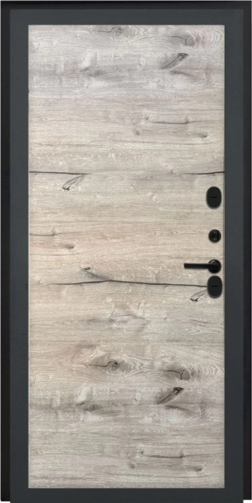 Входная дверь ДвериПРО Модель L-46 Без фрезеровки Дуб пацифик горизонт DPRO196723 внутренняя сторона