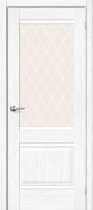 Межкомнатная дверь Прима-3 Snow Melinga BR5003