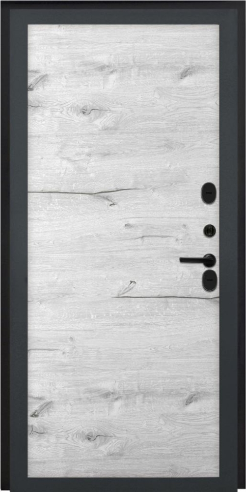 Входная дверь ДвериПРО L-43 Без фрезеровки Дуб арктик горизонт DPRO195651 внутренняя сторона