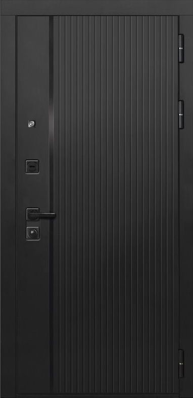 Входная дверь ДвериПРО L-45 ФЛ-185 (10мм, ПВХ ясень белый) DPRO195569 внешняя сторона