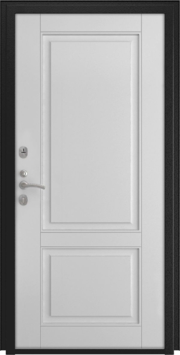 Входная дверь Модель L-46 L-5 (16мм, белая эмаль) внутренняя сторона