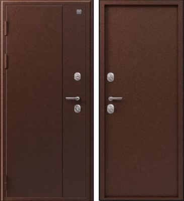 Дверь V-01 медь антик - медь антик