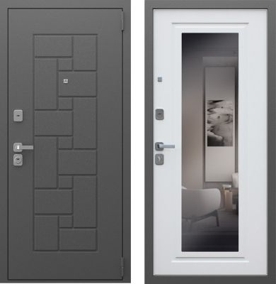Дверь Арсенал с зеркалом