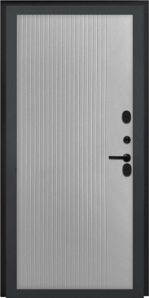 Входная дверь ДвериПРО Модель L-49 ФЛ-790 Velutto Grigio DPRO195784 внутренняя сторона